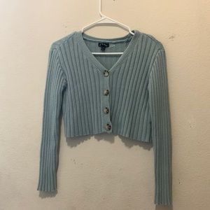 Blue long sleeve wool TARGET “art class” shirt